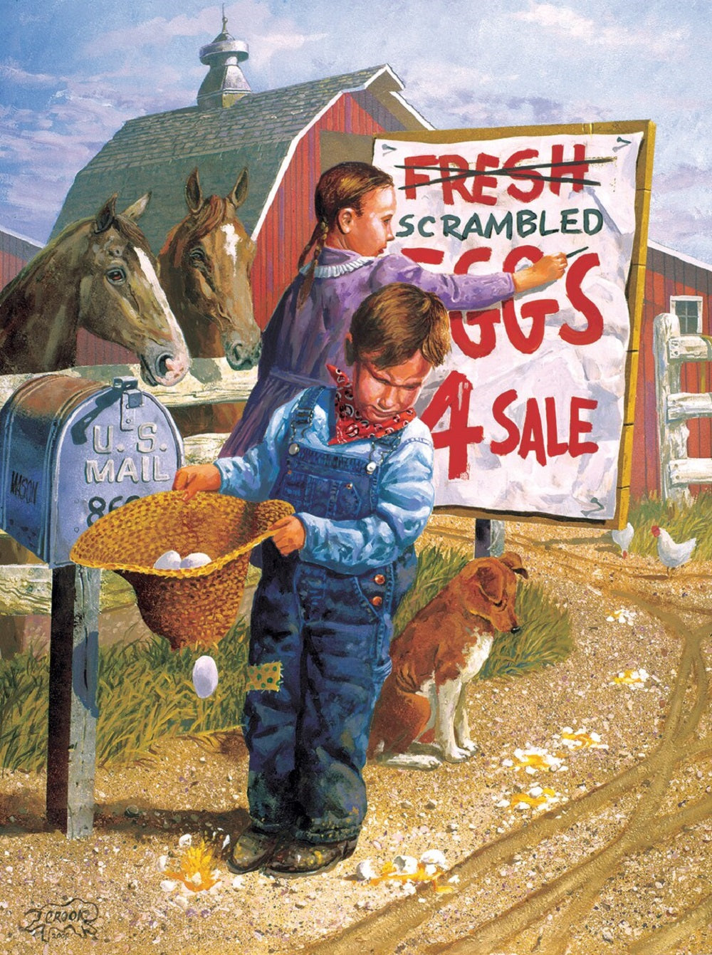 Scrambled Eggs 500 pc  Jigsaw Puzzle 36026