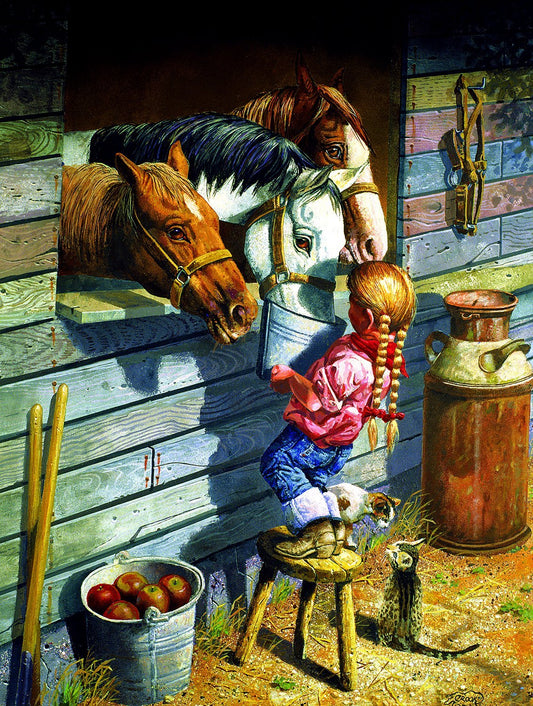 Working Girl 500 pc  Jigsaw Puzzle 36048
