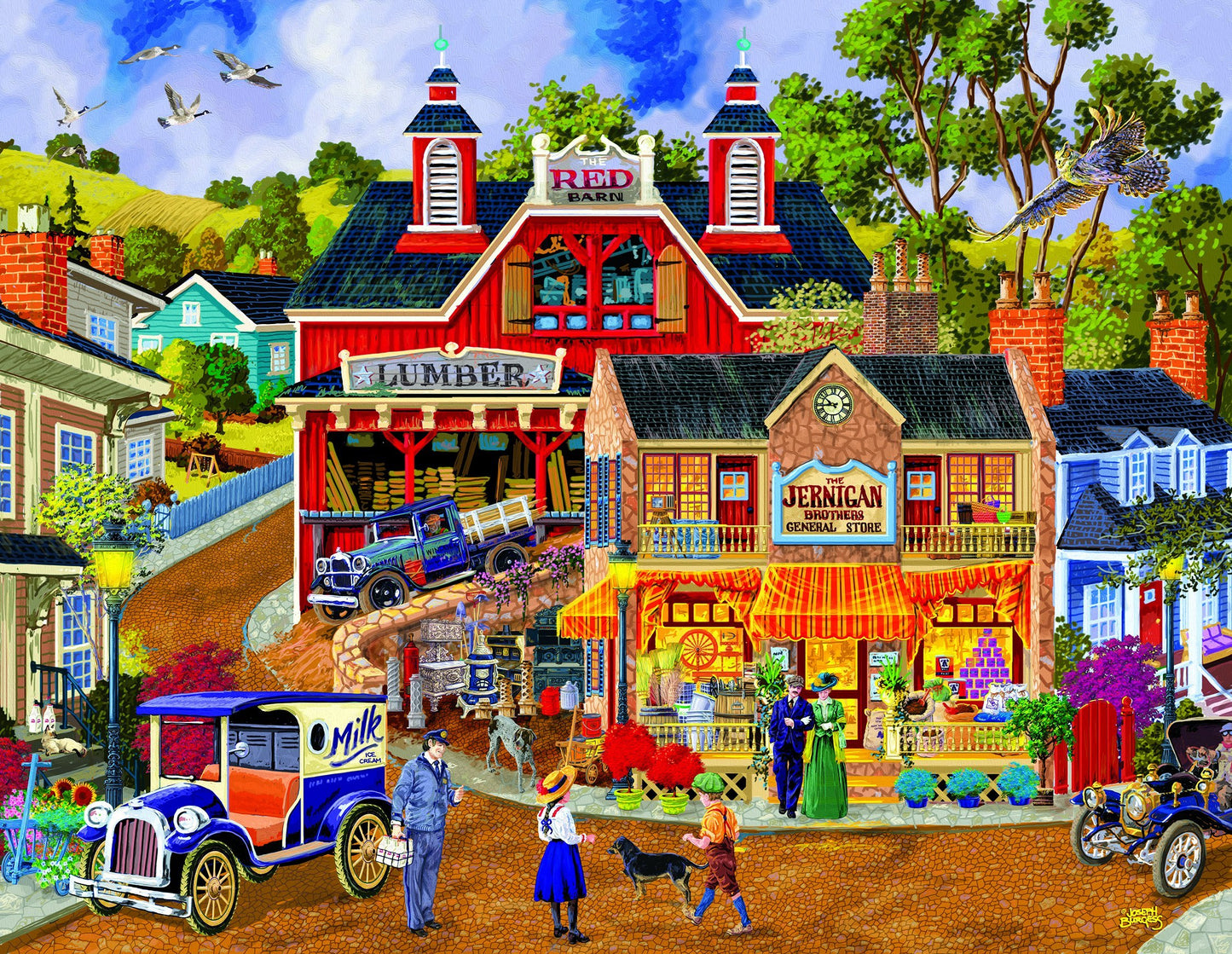 Jerrigan Bros General Store 1000 pc Large Pieces Jigsaw Puzzle 38971