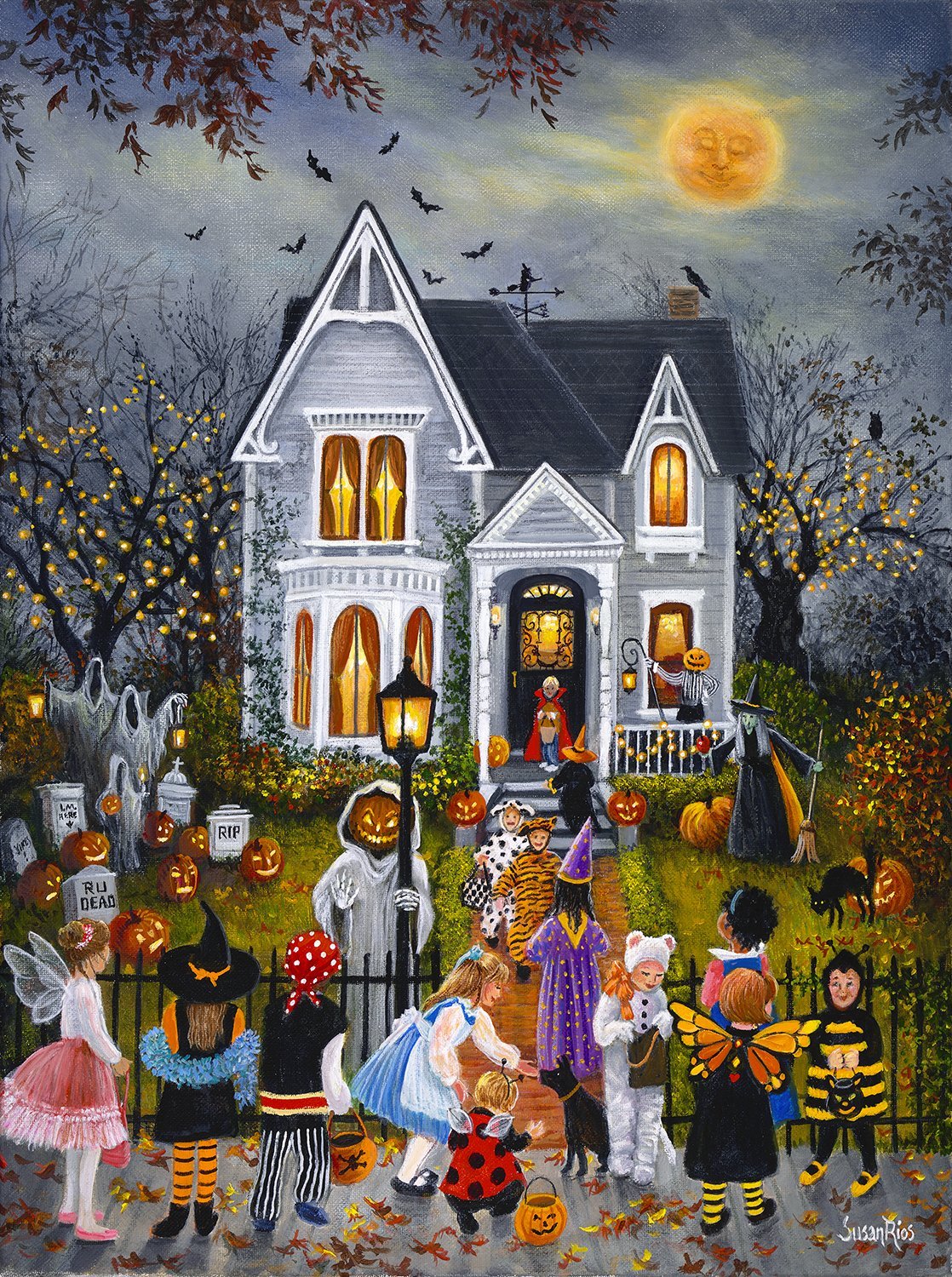 Scary Night 1000 pc  Jigsaw Puzzle 45430