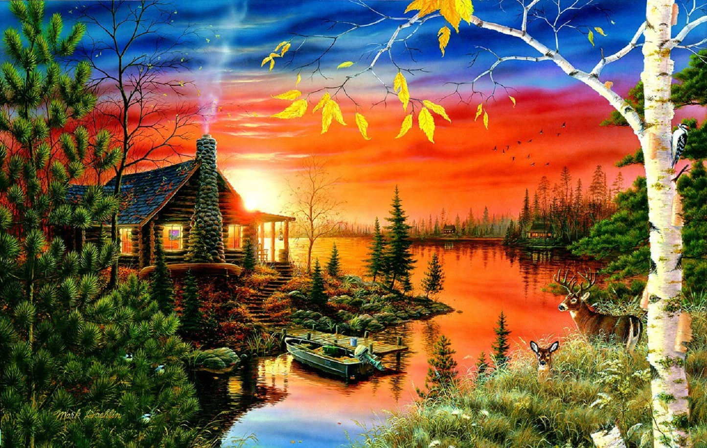 Autumn Evening 550 pc  Jigsaw Puzzle 51847