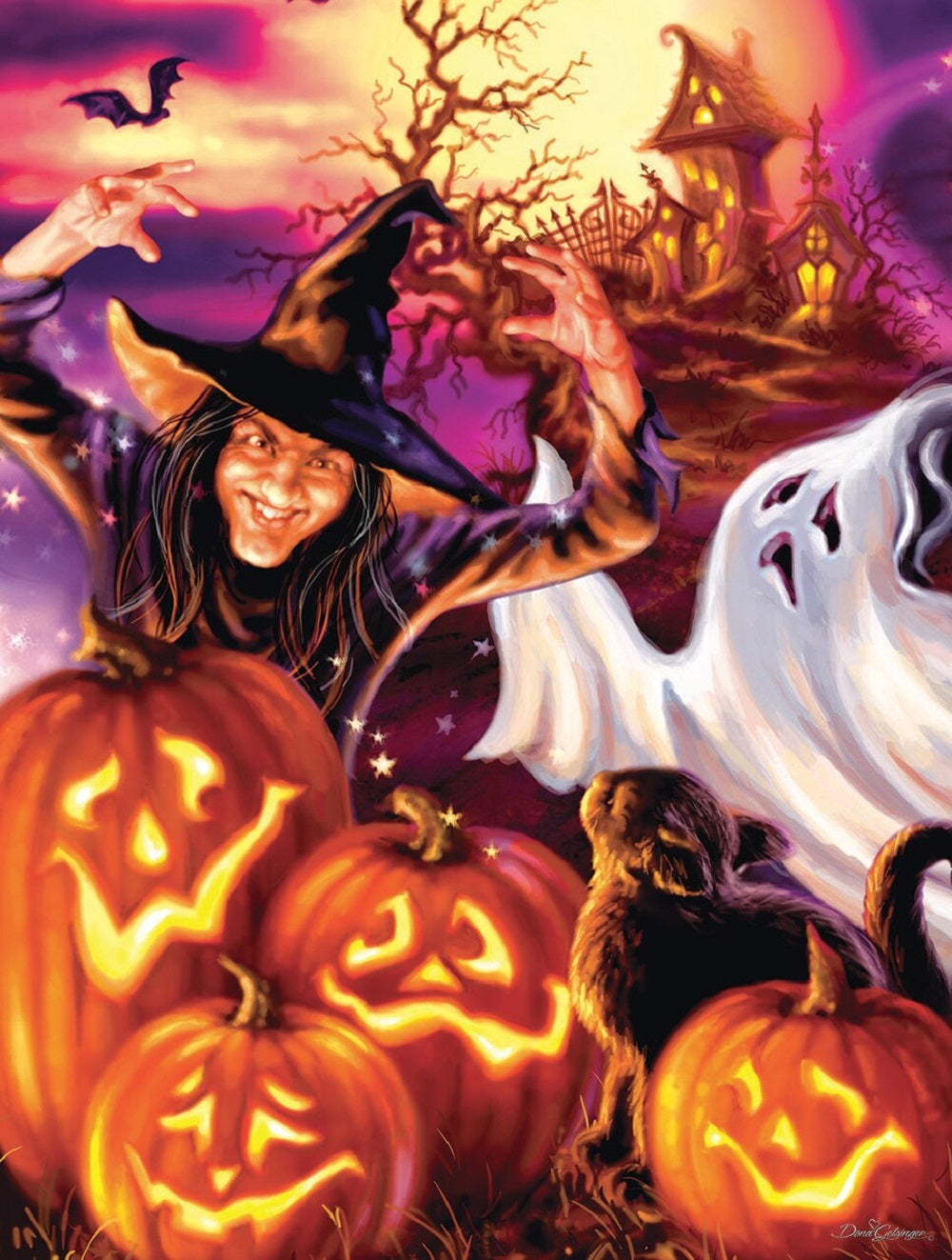 Happy Haunts 500 pc  Jigsaw Puzzle 57118