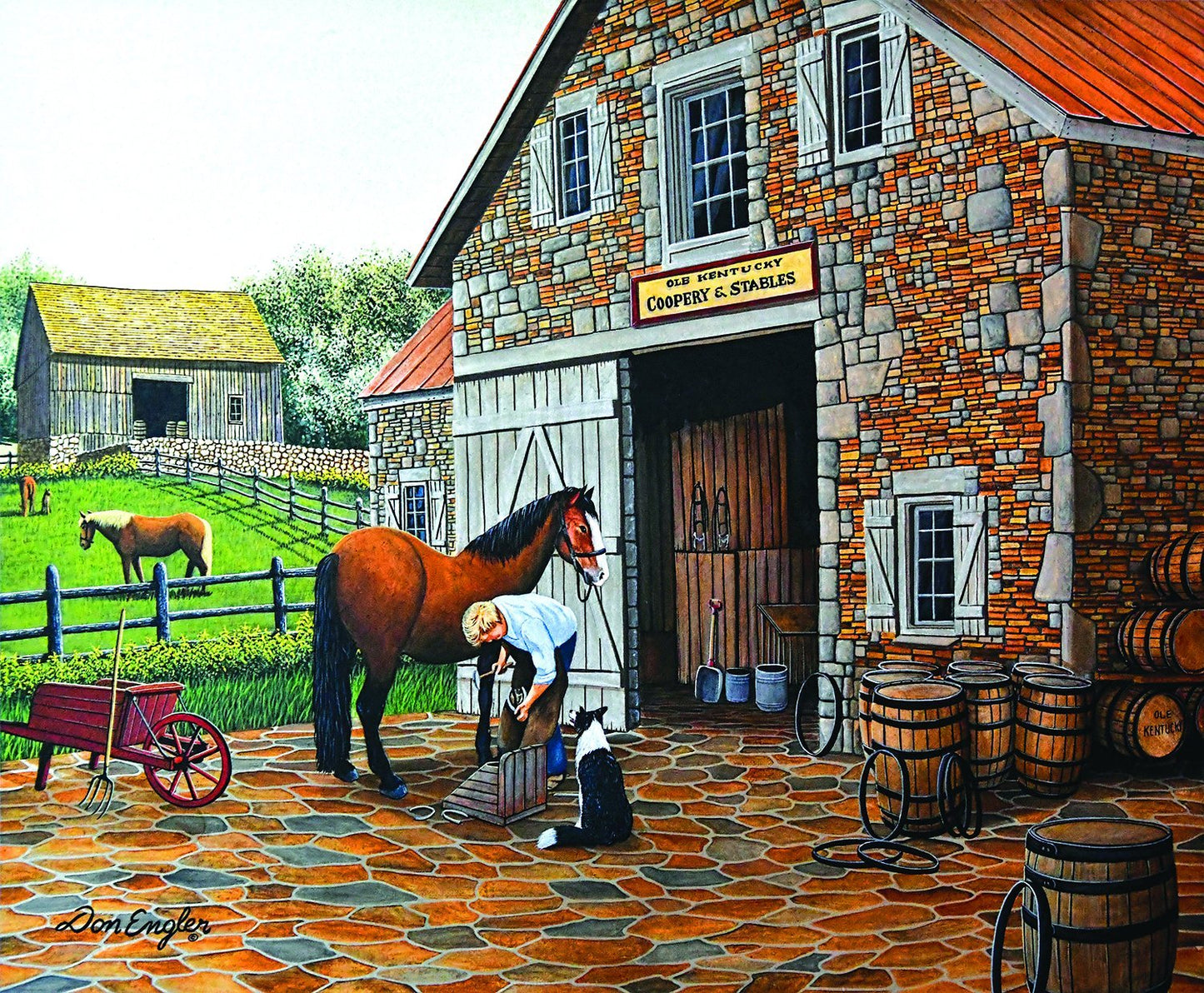 Coppery and Stables 1000 pc  Jigsaw Puzzle 60319