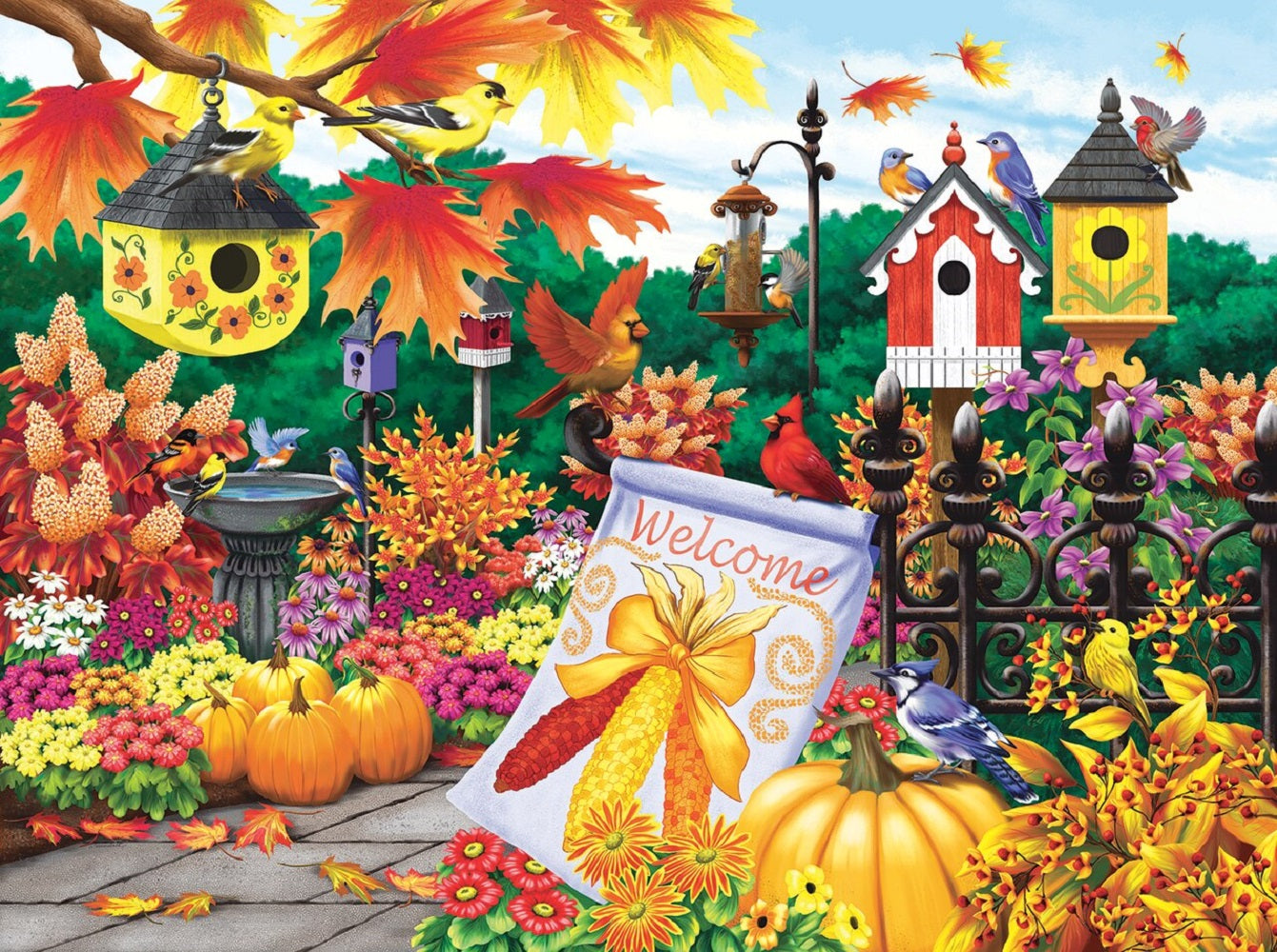 Welcome Autumn 300 pc  Jigsaw Puzzle 63021