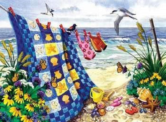 Seaside Summer 500 pc Large Pieces Jigsaw Puzzle 62956