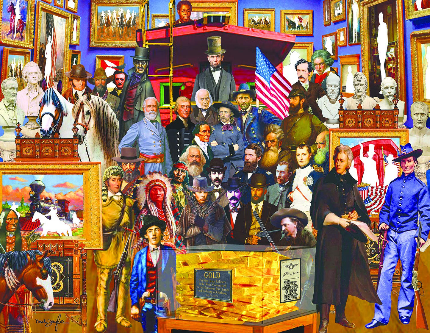 19th Century History 1000 pc Large Pieces Jigsaw Puzzle 61504
