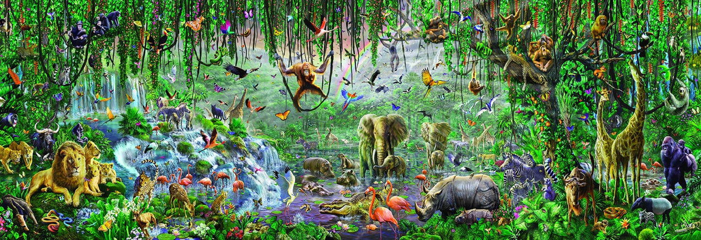 African Mural 500 pc  Jigsaw Puzzle 71610