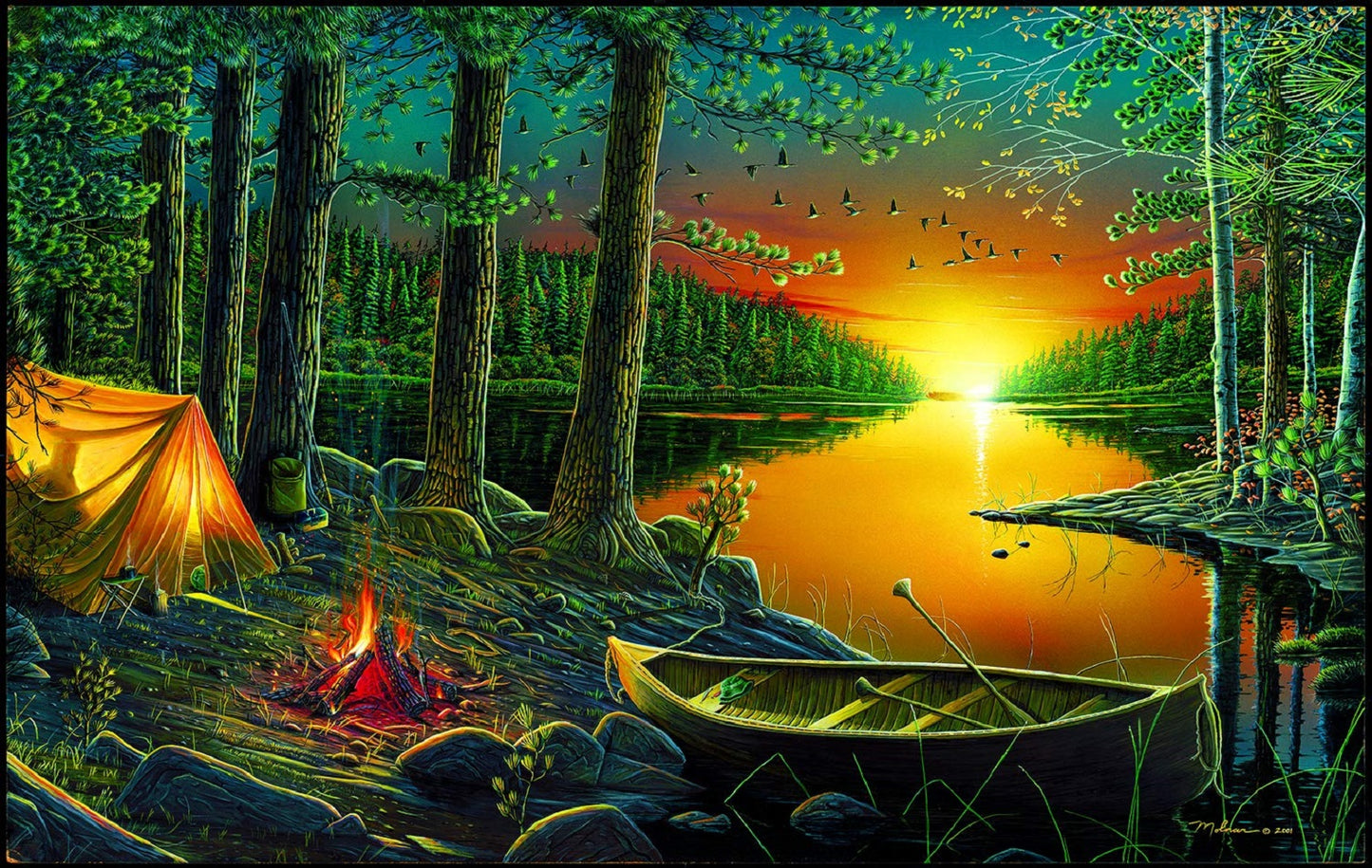 Evening by the Lake 550 pc  Jigsaw Puzzle 51844