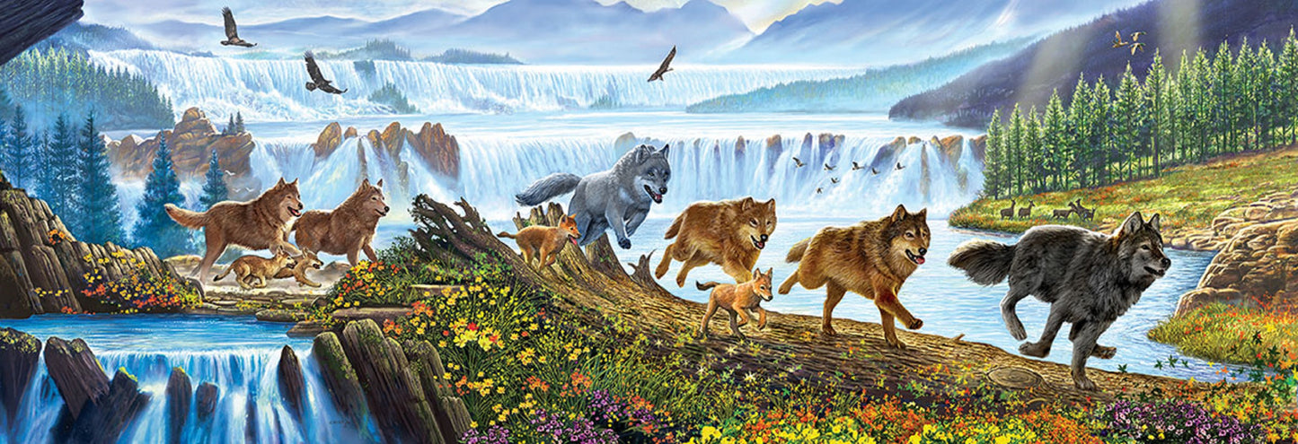 Wolves on the Run 500 pc  Jigsaw Puzzle 57356