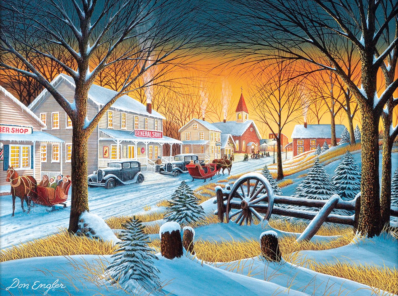Downtown Saturday Night 1000 pc  Jigsaw Puzzle 60336