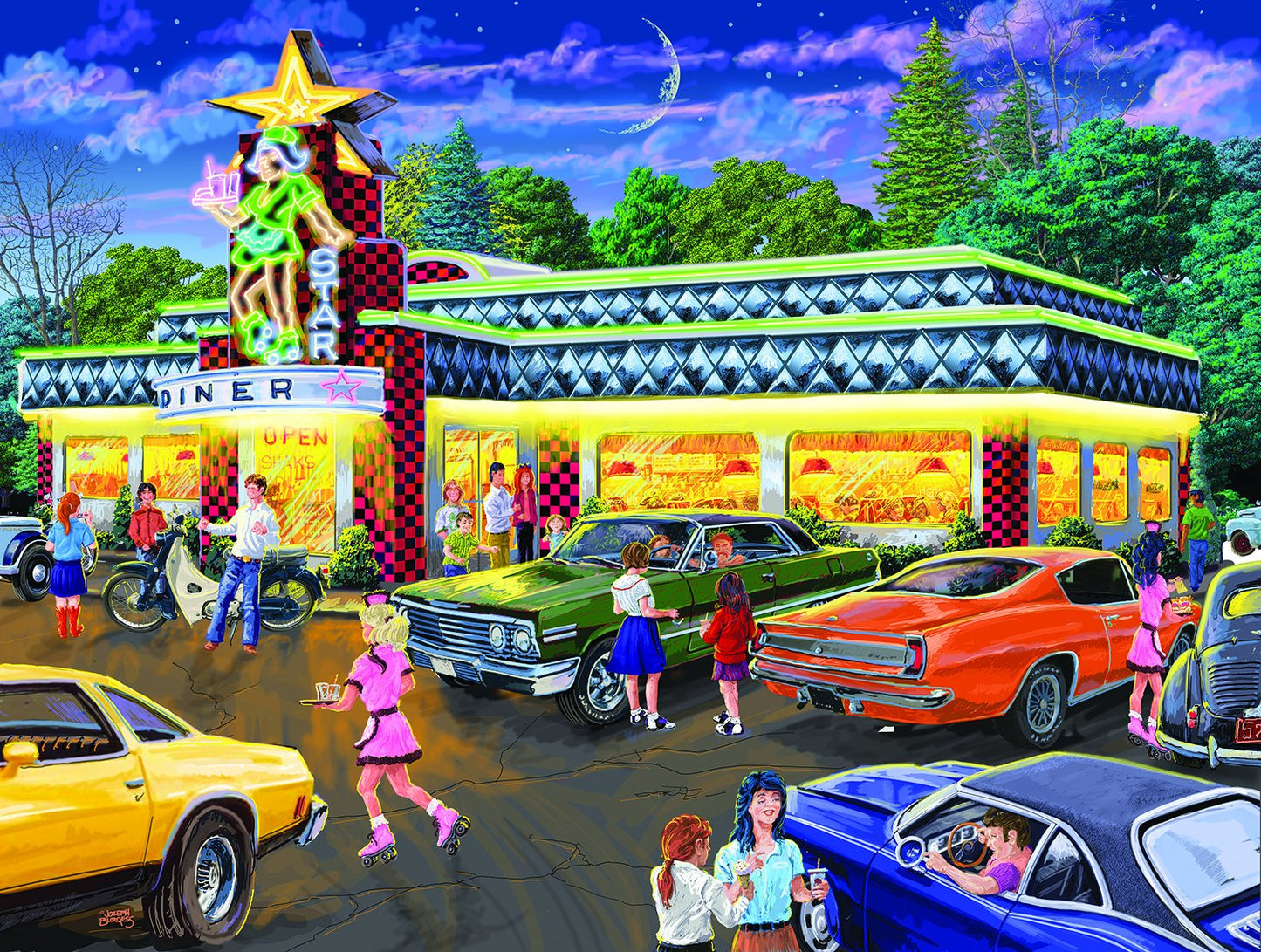 Star Diner 500 pc  Jigsaw Puzzle 38744