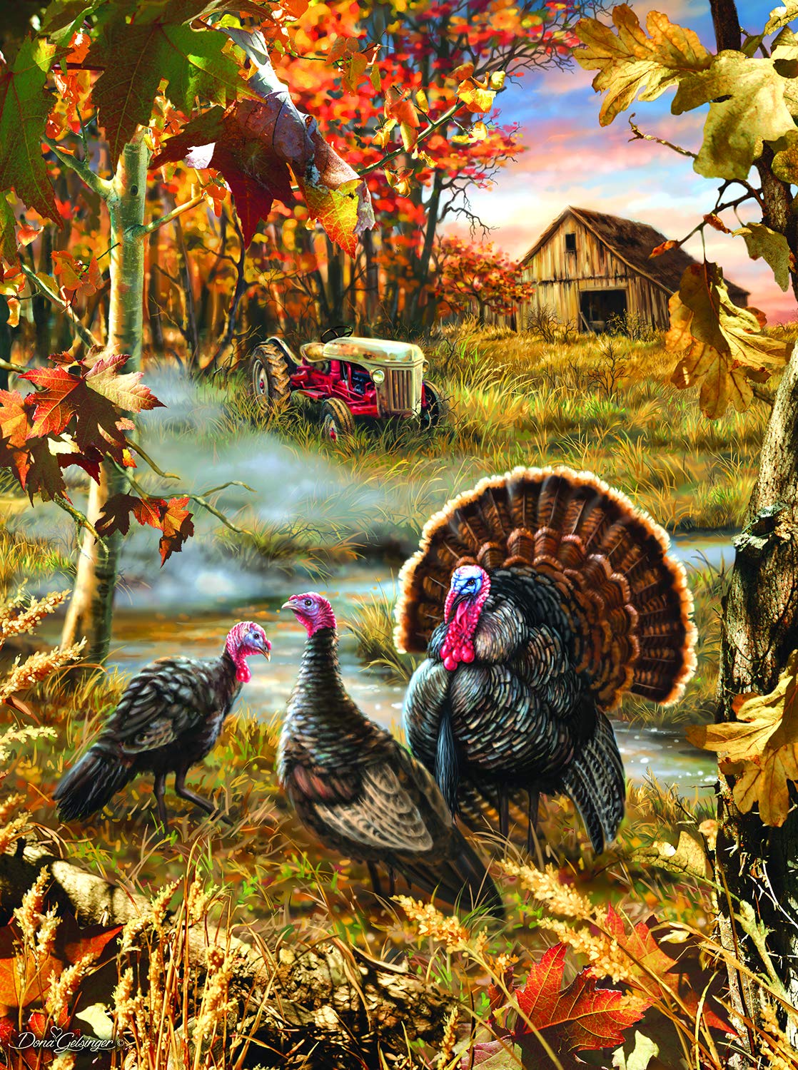Turkey Ranch 1000 pc  Jigsaw Puzzle 57168