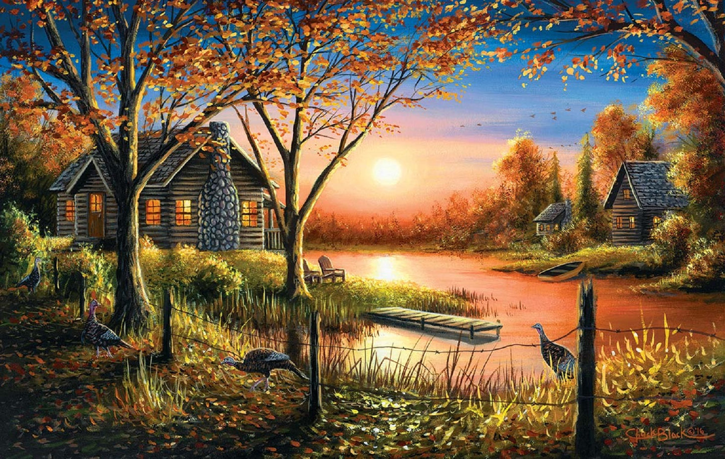 Glorious Sunset 550 pc  Jigsaw Puzzle 55140