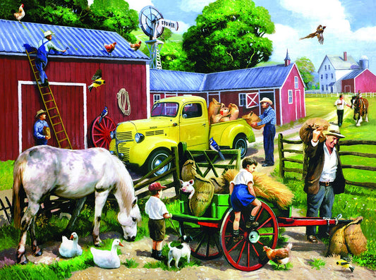 Summer Farm Days 1000 pc  Jigsaw Puzzle 13703