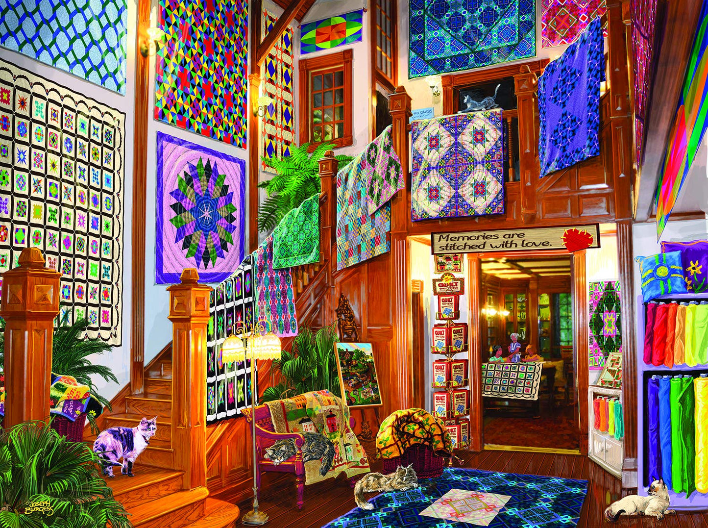 Stitched With Love 1000 pc  Jigsaw Puzzle 38871