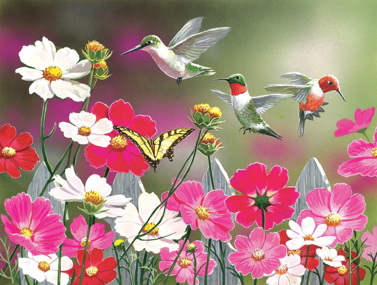 Cosmos and Hummingbirds 500 pc  Jigsaw Puzzle 30412