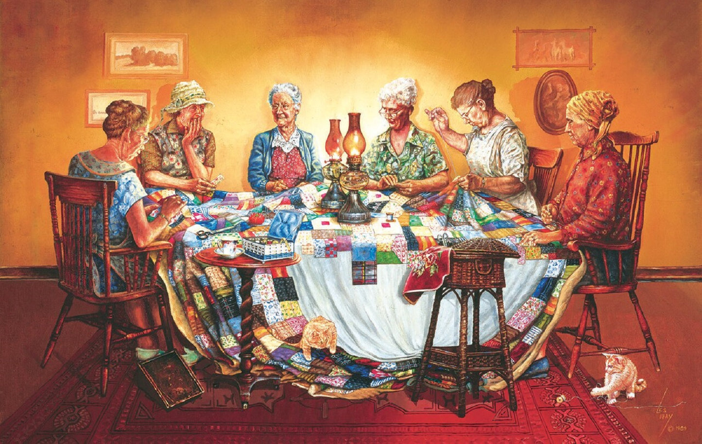 A Quilting Party 550 pc  Jigsaw Puzzle 25269