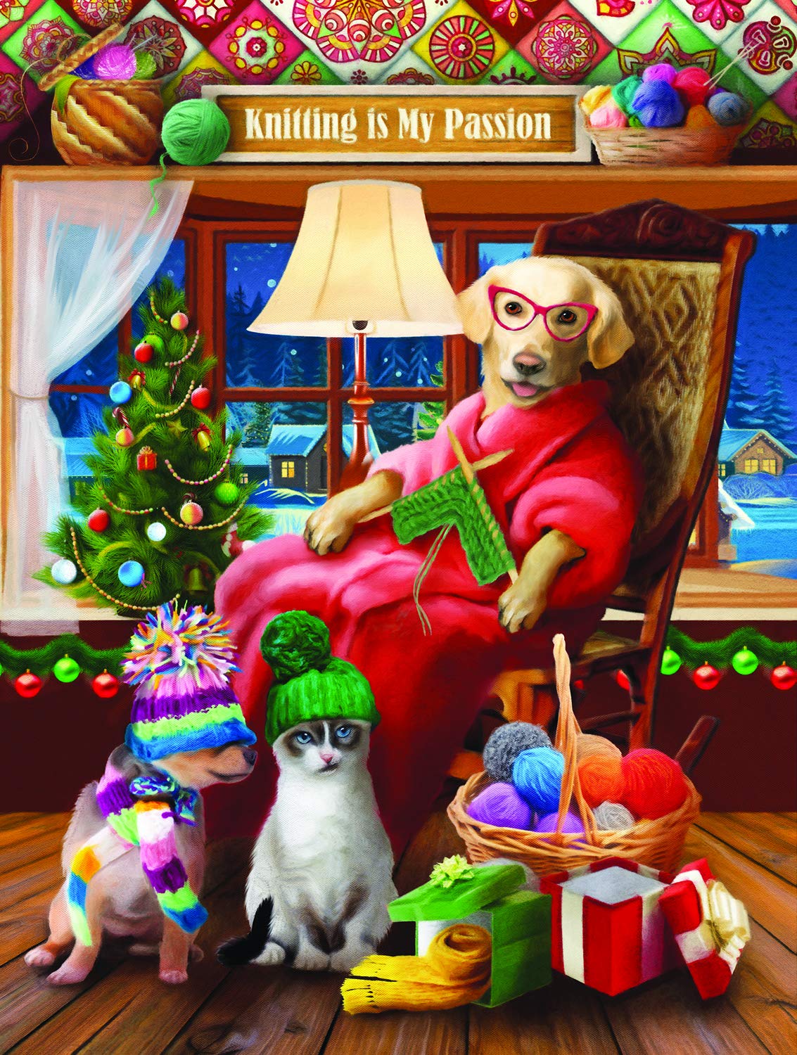 Another Knitted Gift from Grandma 300 pc  Jigsaw Puzzle 29718