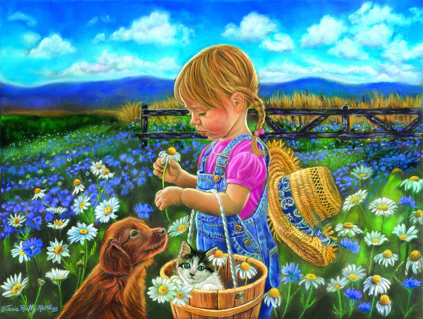 Country Girl 300 pc  Jigsaw Puzzle 35924