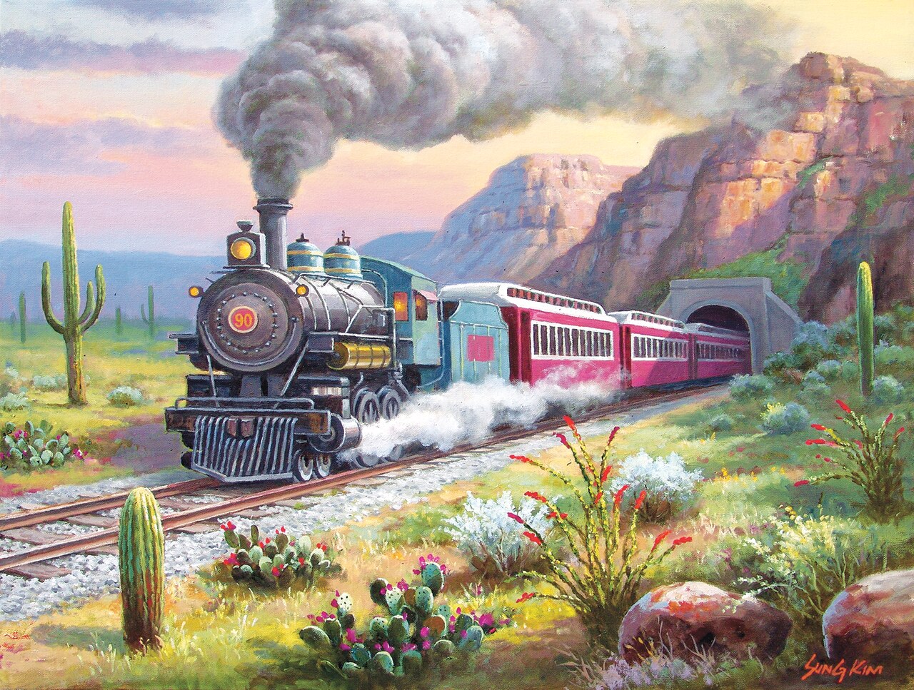 Desert Run 500 pc  Jigsaw Puzzle 36643