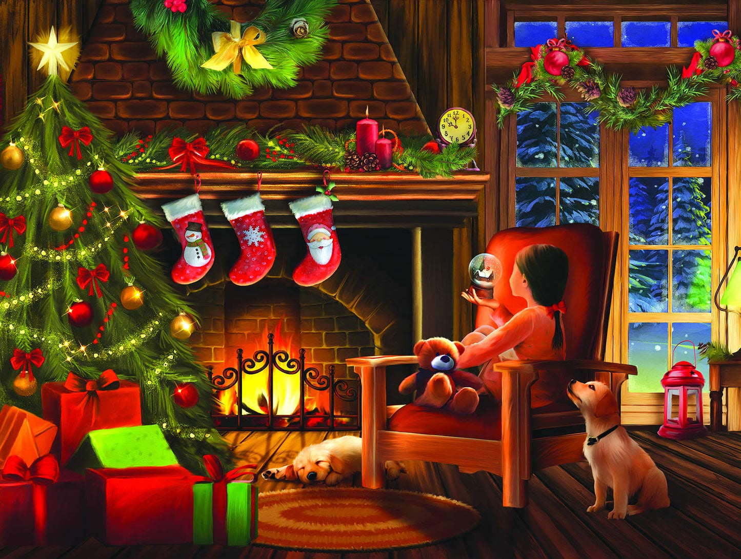 Dreaming of Christmas 1000 pc  Jigsaw Puzzle 28816