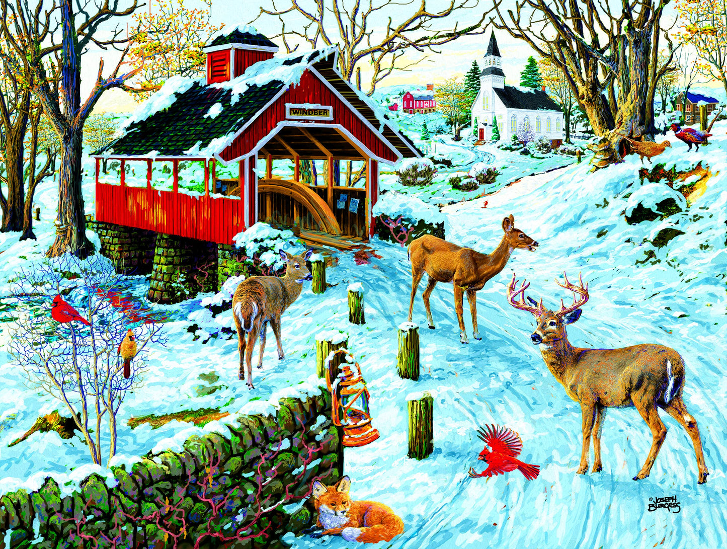 End of Day Crossing 300 pc  Jigsaw Puzzle 38974