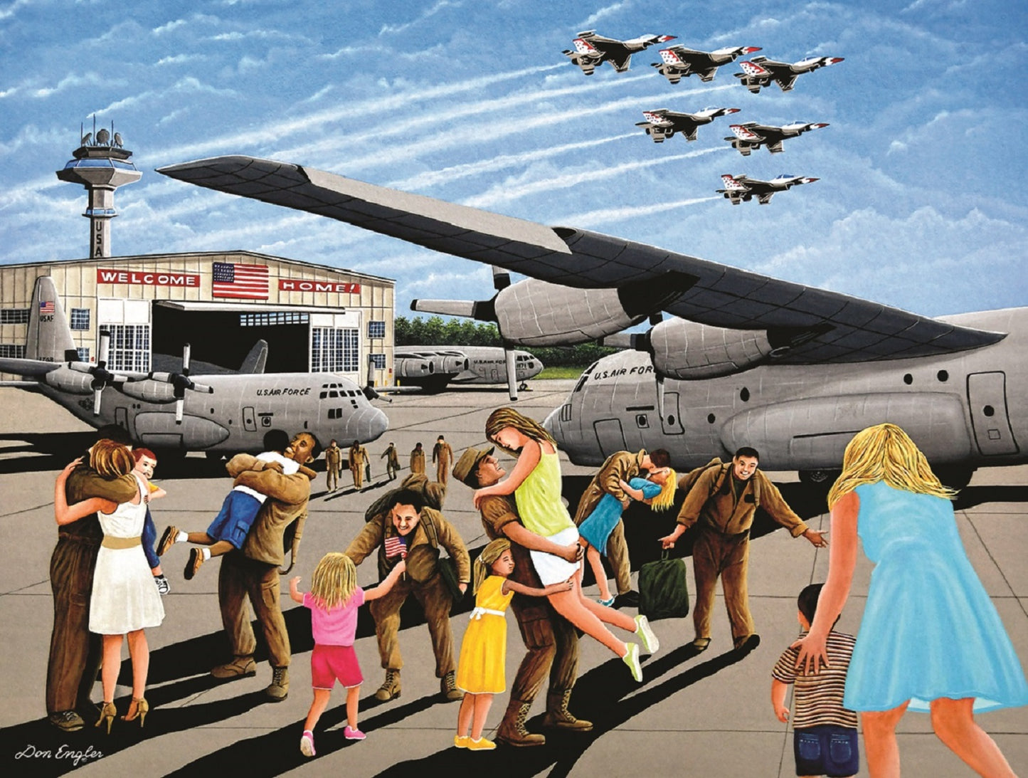 Family Welcome 500 pc  Jigsaw Puzzle 60365