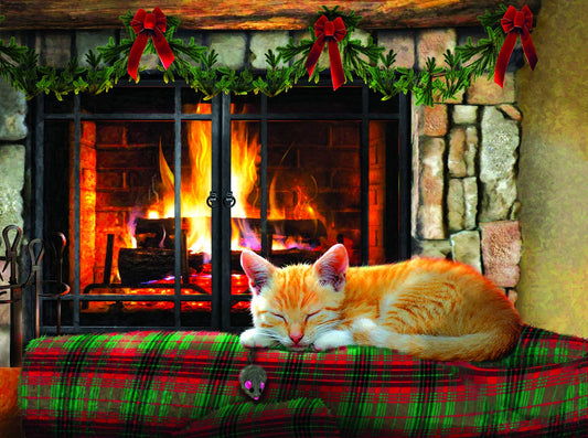 Fireside Snooze 500 pc  Jigsaw Puzzle 37138
