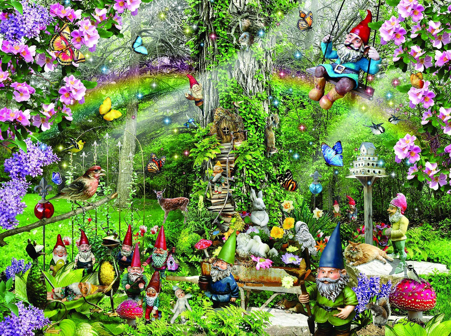 Gnomes Playground 300 pc  Jigsaw Puzzle 35088