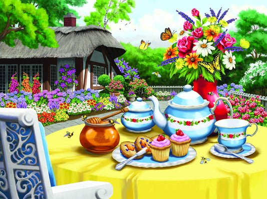 Honey and  Tea 1000 pc Large Pieces Jigsaw Puzzle 63088