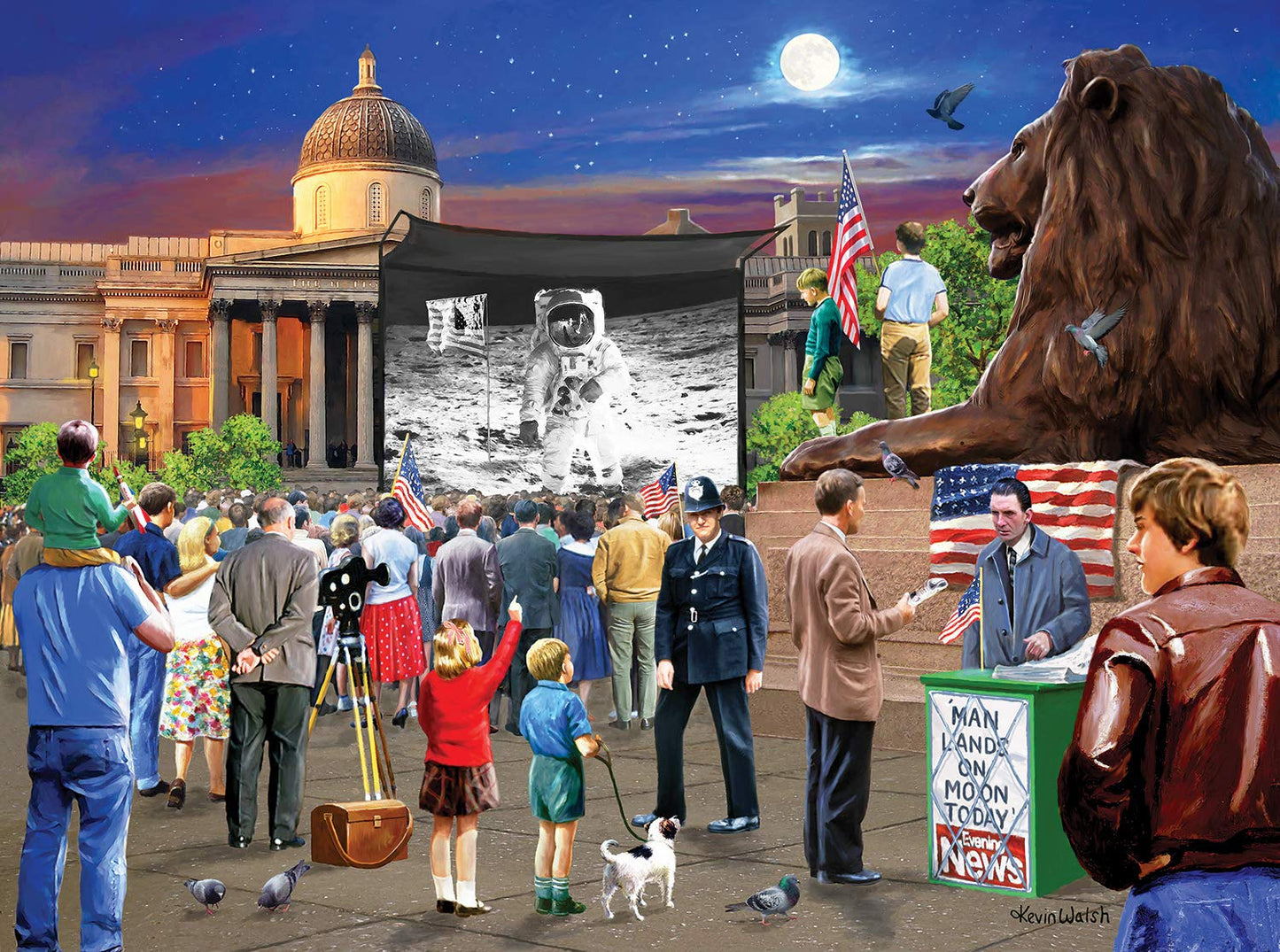 Moon Landing 1969 1000 pc  Jigsaw Puzzle 13327