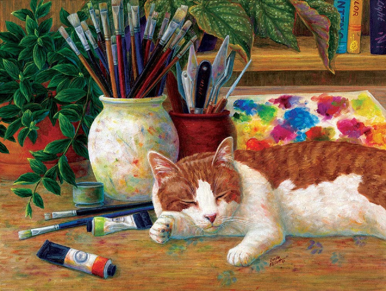 Painter's Helper 500 pc  Jigsaw Puzzle 31613