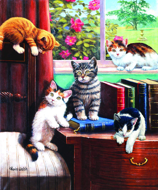 Playtime in the Study 1000 pc  Jigsaw Puzzle 13342