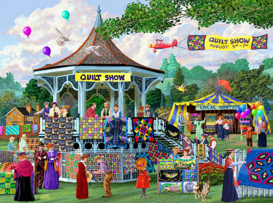Summer Quilt Show 1000 pc  Jigsaw Puzzle 38894