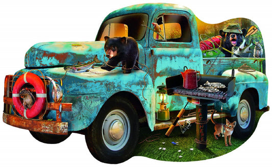 The Blue Truck 1000 pc Special Shape Jigsaw Puzzle 97032