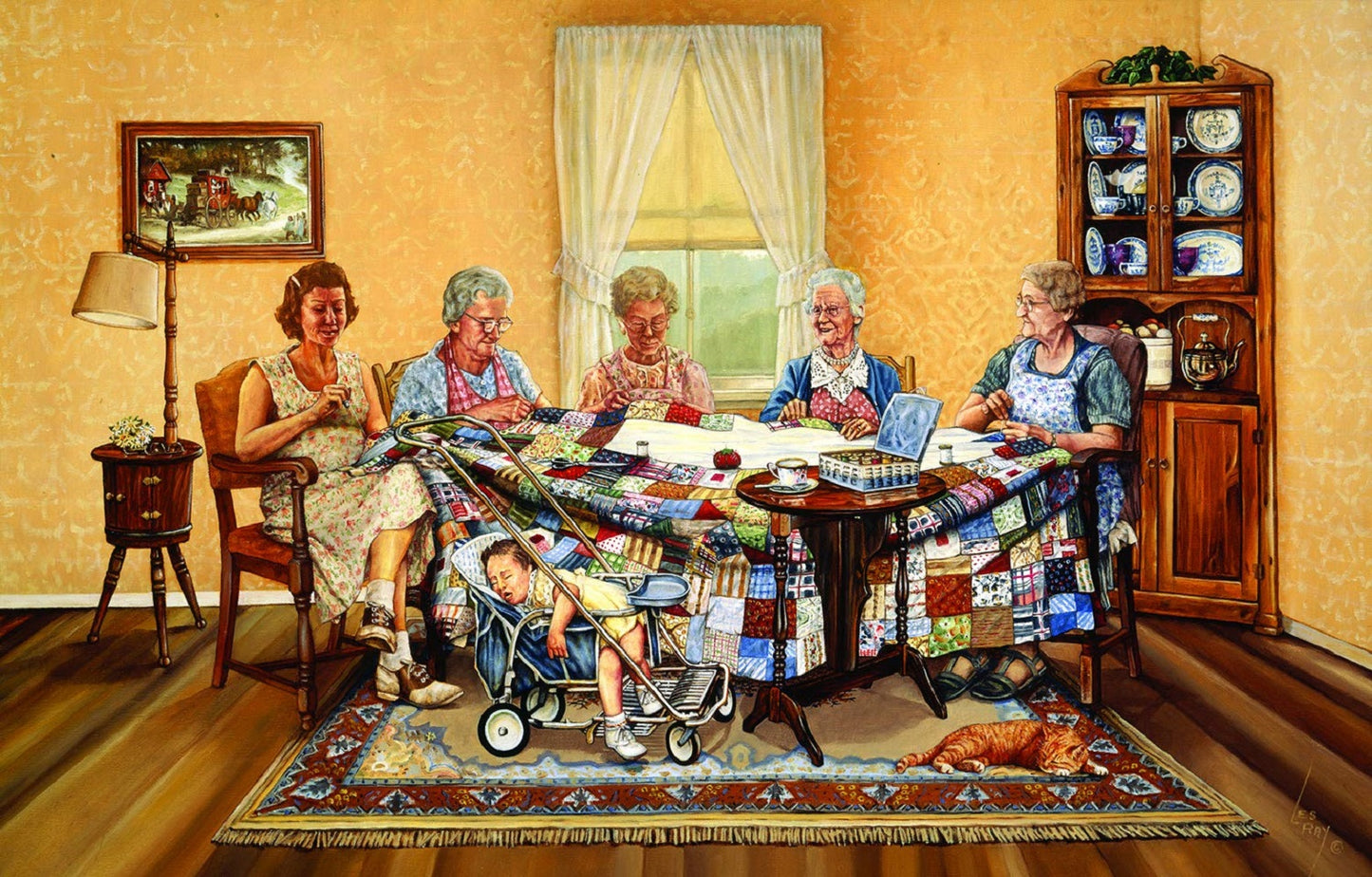 The Gossip Party 1000 pc  Jigsaw Puzzle 25202