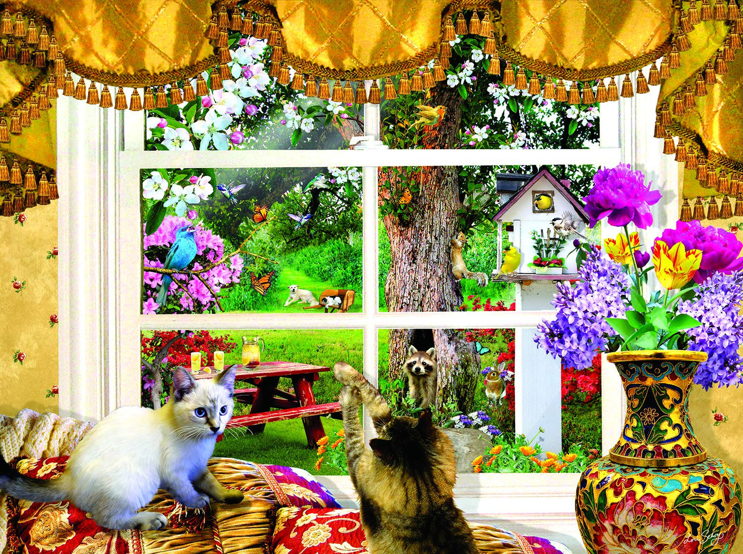 Through a Window 1000 pc  Jigsaw Puzzle 35094