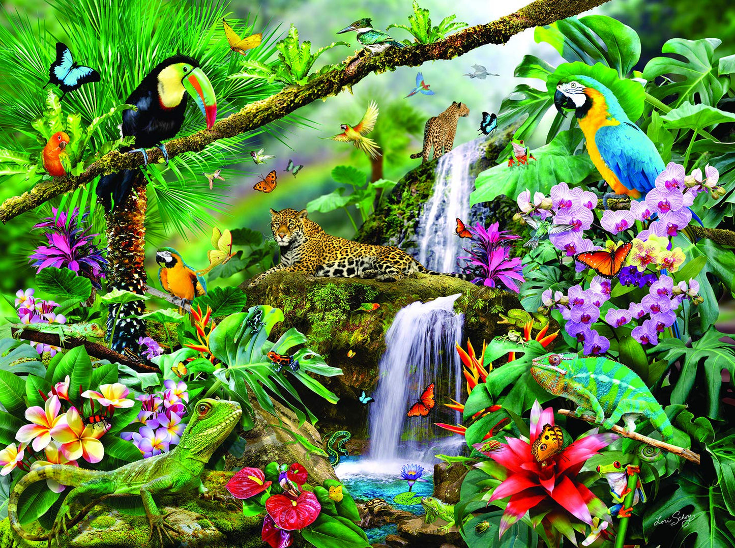 Tropical Holiday 1000 pc  Jigsaw Puzzle 35098
