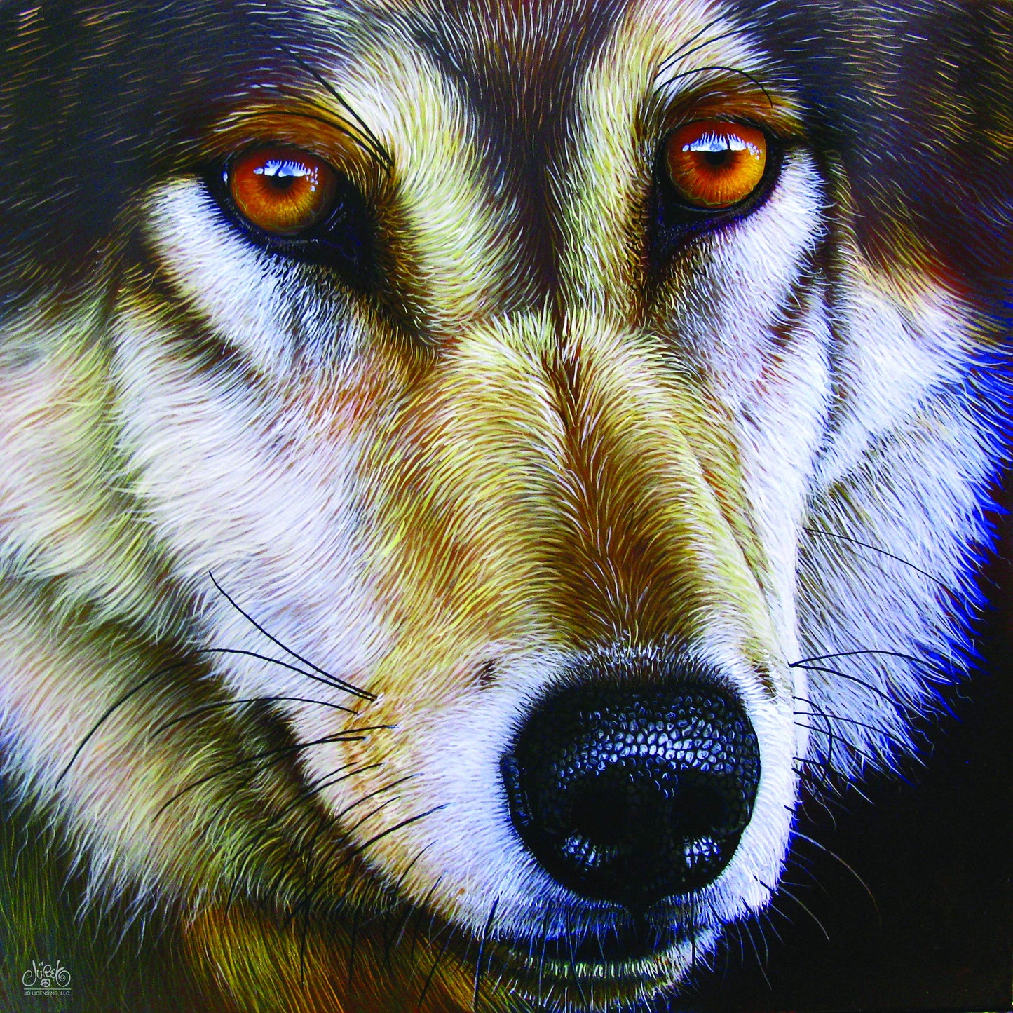 Wolf Face 1000 pc  Jigsaw Puzzle 58644