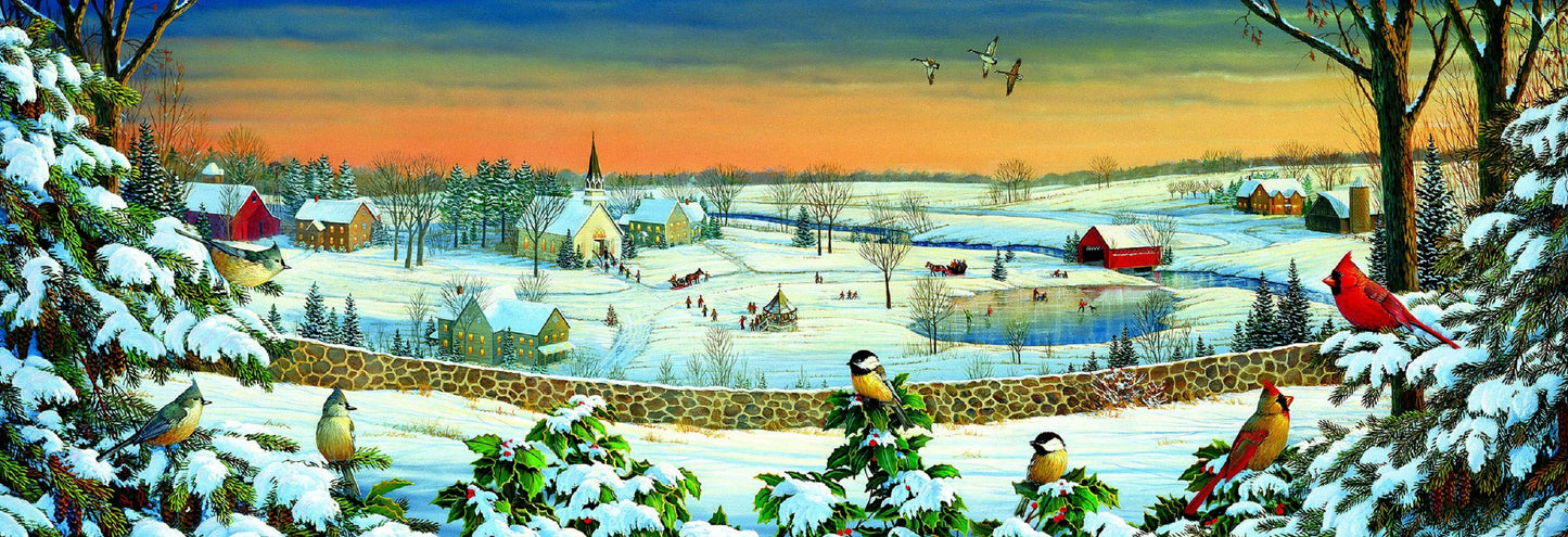Winter Panorama 500 pc  Jigsaw Puzzle 29196