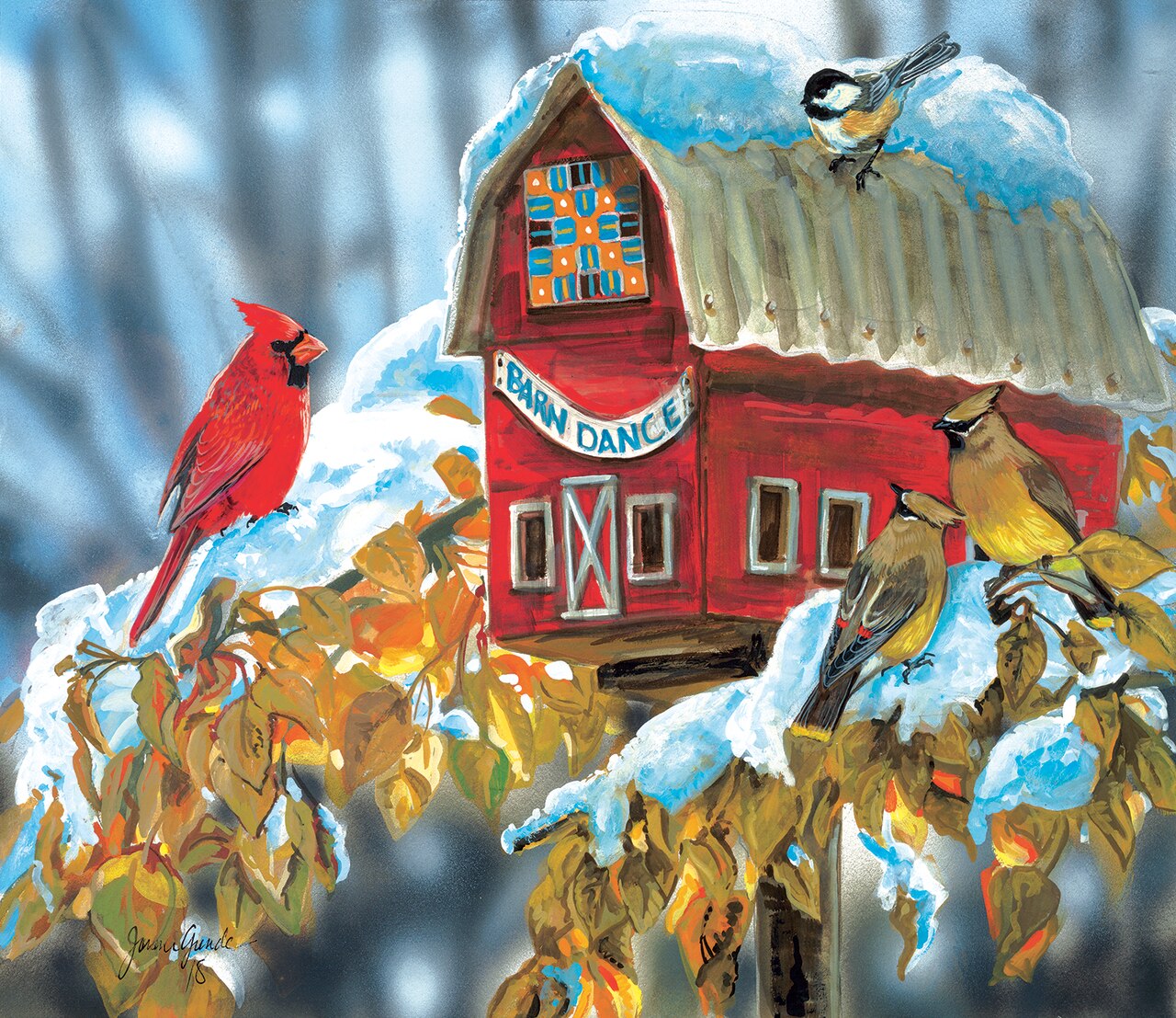 Barn Dance 550 pc  Jigsaw Puzzle 30607