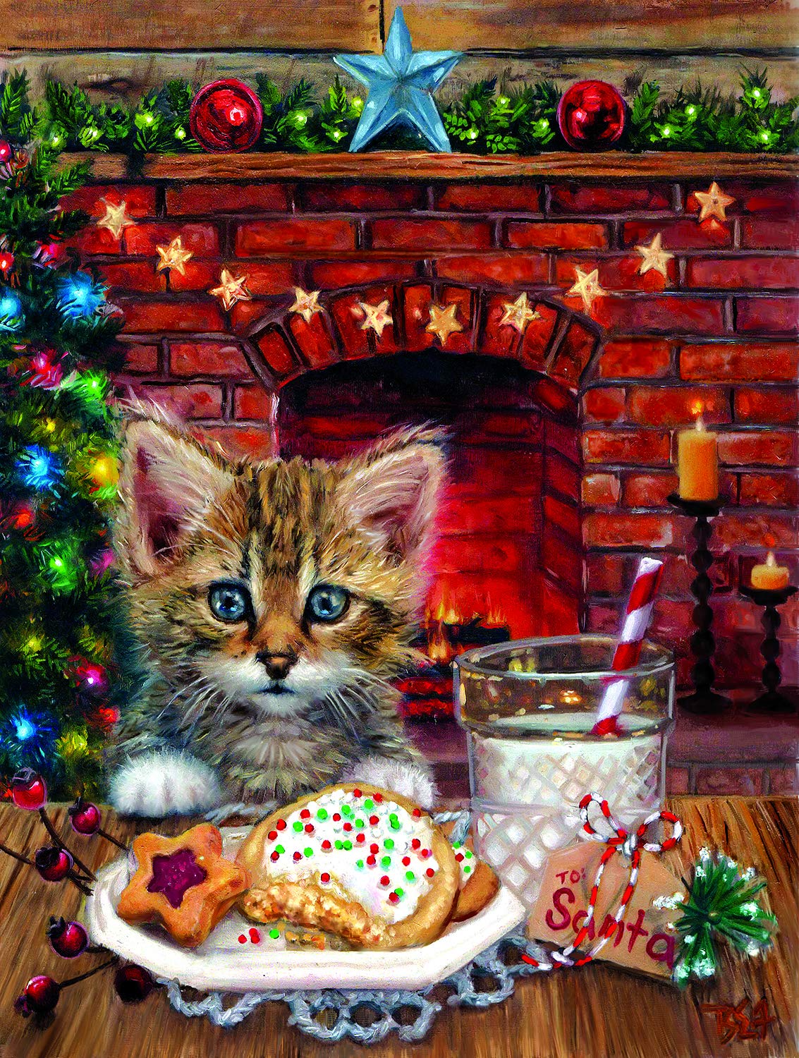 A Surprise for Santa 500 pc  Jigsaw Puzzle 37054