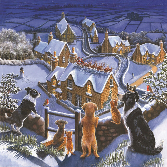 A Special View of Santa 500 pc  Jigsaw Puzzle 59532