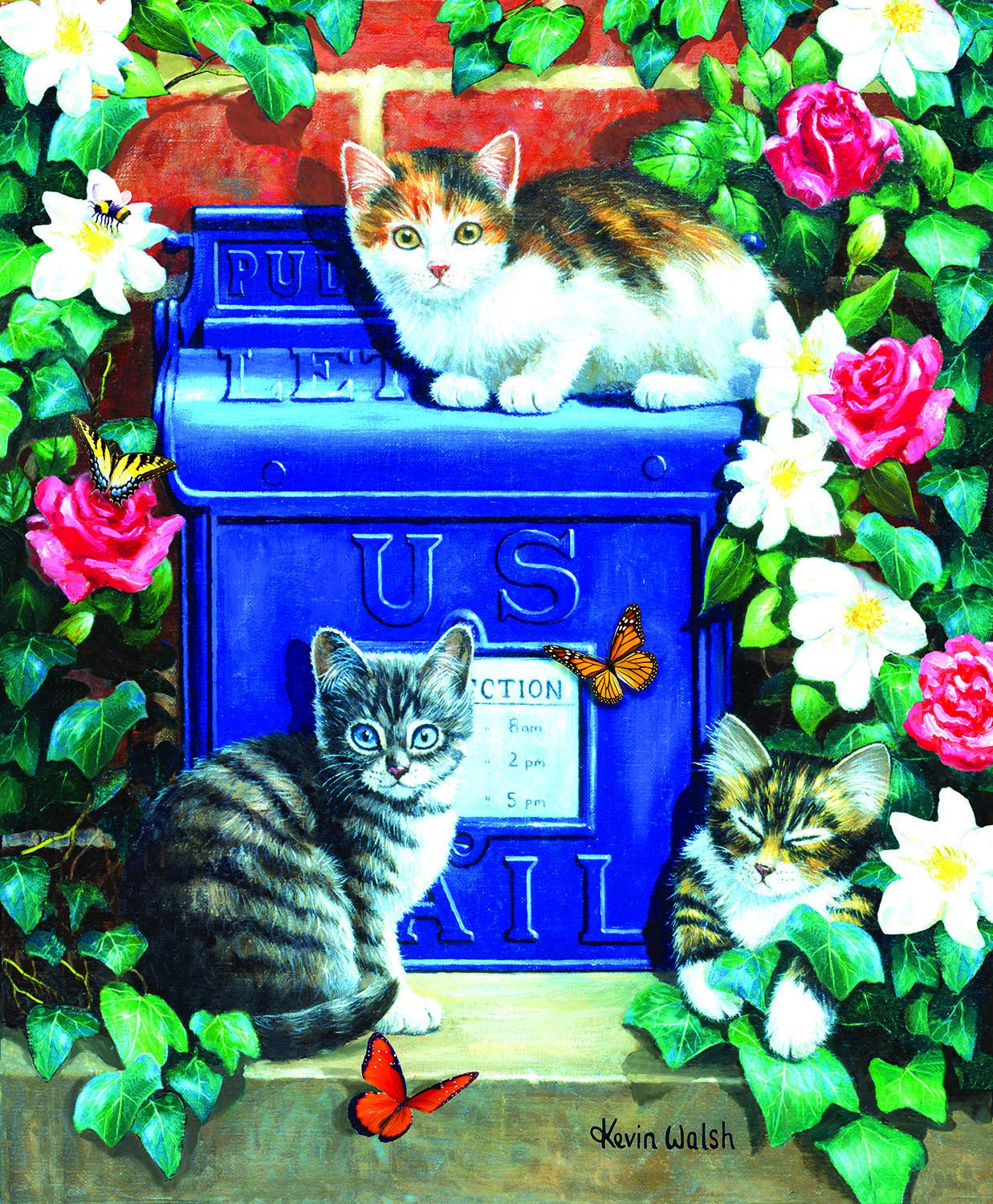 Mail Box Kittens 1000 pc  Jigsaw Puzzle 13801