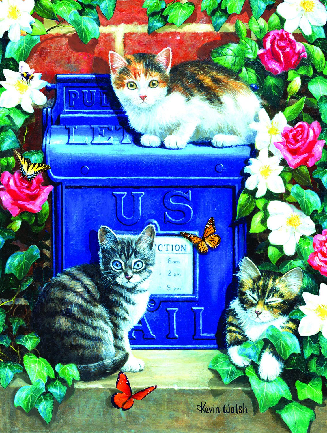 Mail Box Kittens 300 pc  Jigsaw Puzzle 13840