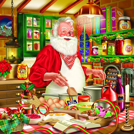 Cooking Santa 500 pc  Jigsaw Puzzle 30706