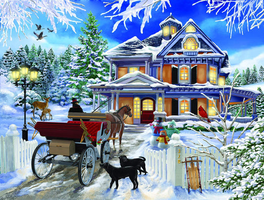 Winter Visit 300 pc  Jigsaw Puzzle 31433