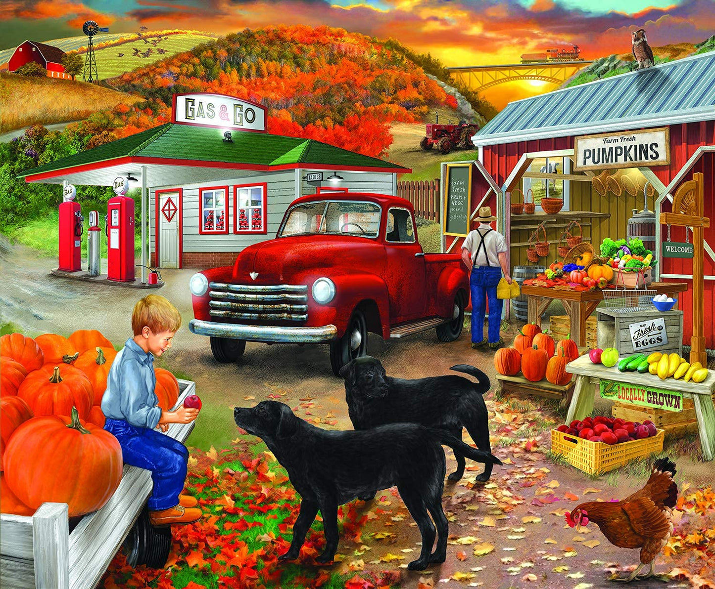 Roadside Stand 1000 pc  Jigsaw Puzzle 31507