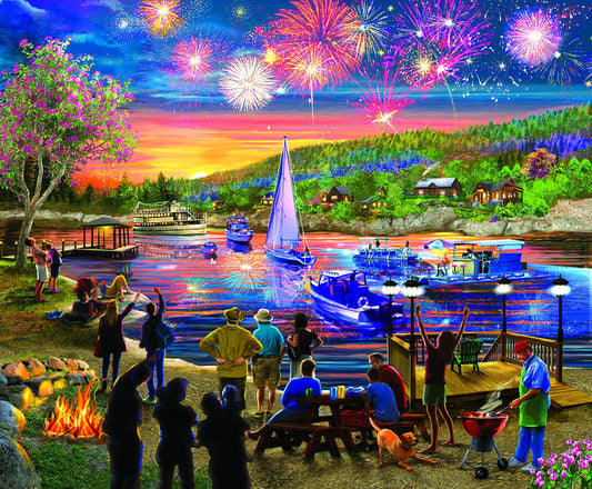Summer Fireworks 1000 pc  Jigsaw Puzzle 31546