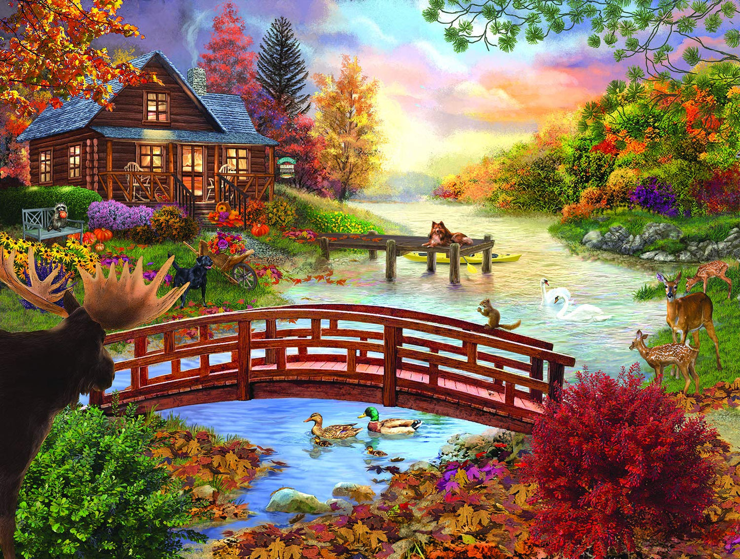 Autumn Evening 1000 pc  Jigsaw Puzzle 31554